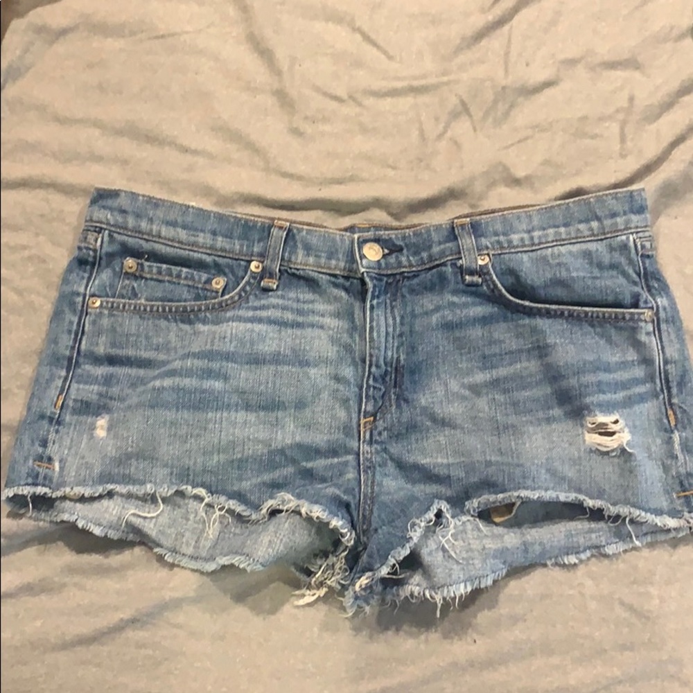 Cute cutoff jean shorts